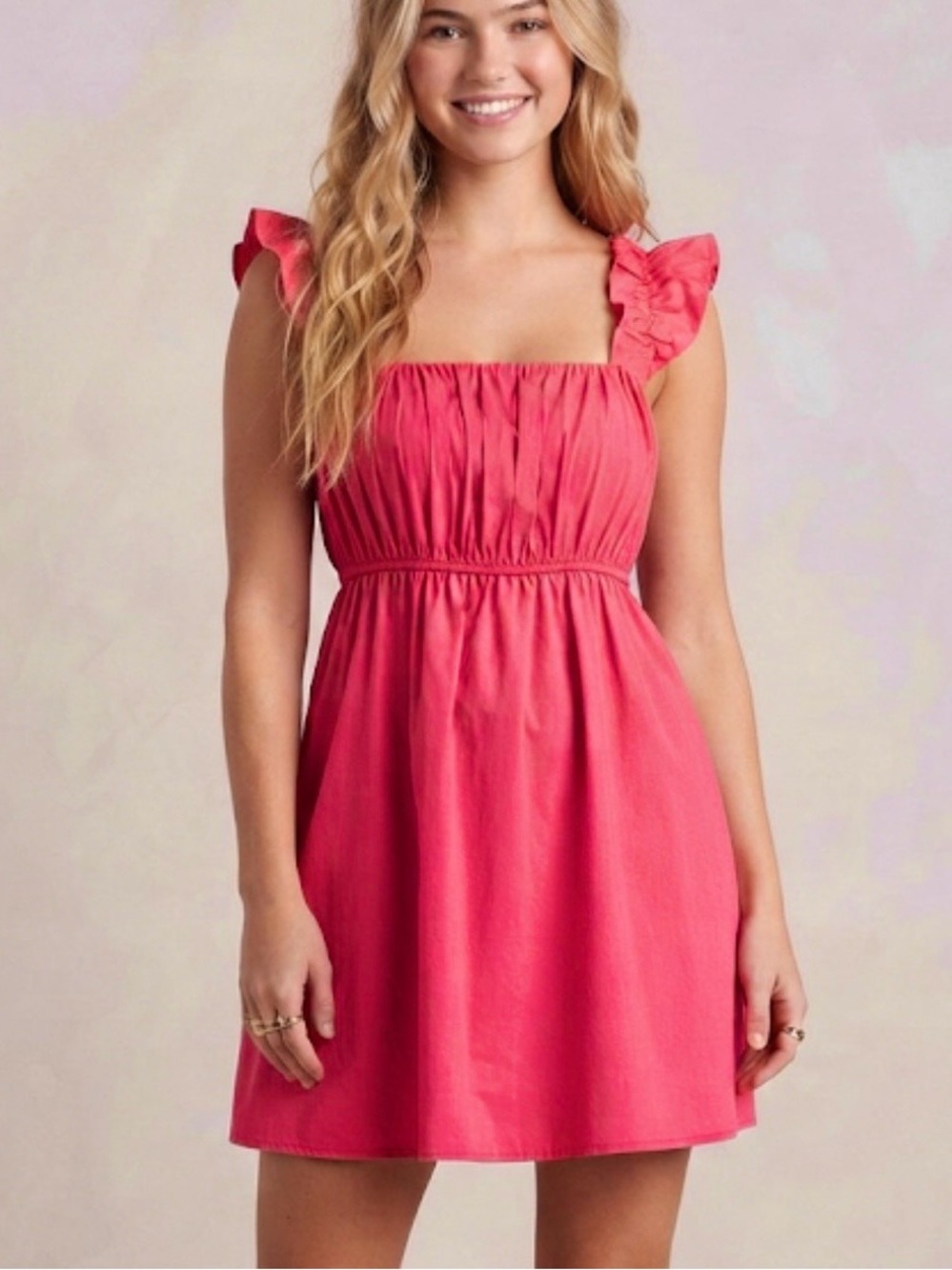 Abercrombie & Fitch Ruffle Strap Mini Dress Size XLP